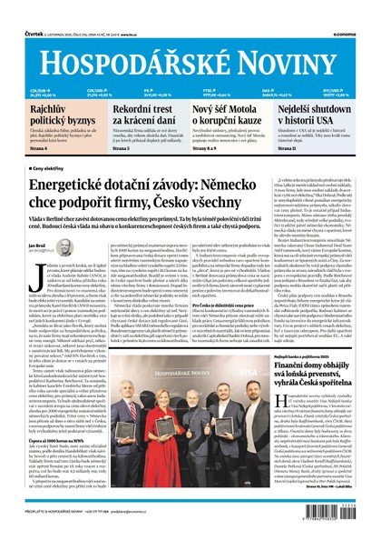 E-magazín HN 216 - 6.11.2025 - Economia, a.s.