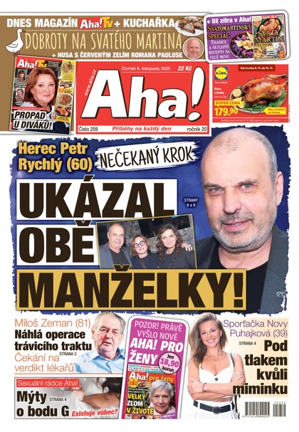 E-magazín AHA! - 06.11.2025 - CZECH NEWS CENTER a. s.