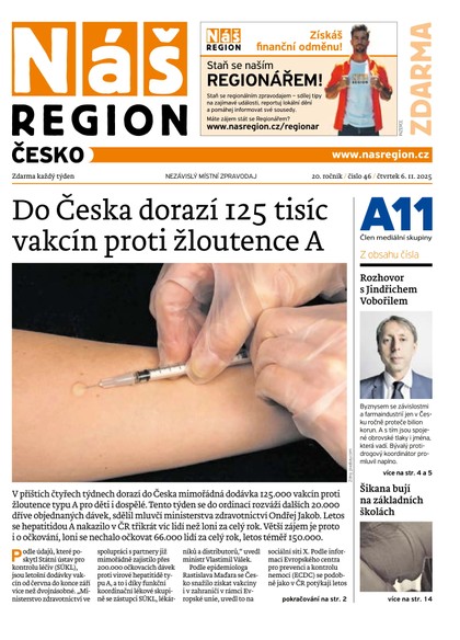 E-magazín Náš Region - Česko 46/2025 - A 11 s.r.o.