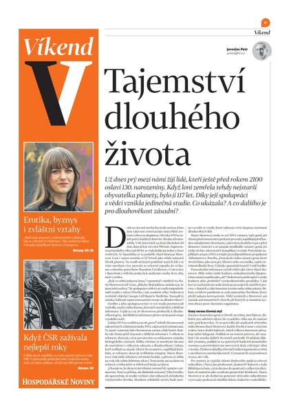 E-magazín HN 217 - 7.11.2025 Víkend - Economia, a.s.