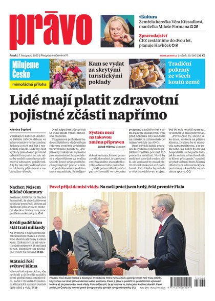 E-magazín Deník Právo - 7.11.2025 - Borgis, a.s.