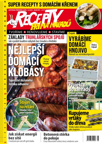 E-magazín Recepty prima nápadů 8/2025 - Jaga Media, s. r. o.