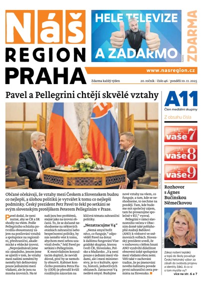 E-magazín Náš Region - Praha 46/2025 - A 11 s.r.o.