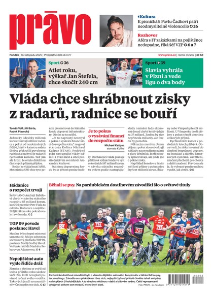 E-magazín Deník Právo - 10.11.2025 - Borgis, a.s.