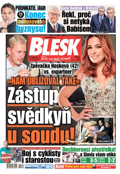 E-magazín Blesk - 10.11.2025 - CZECH NEWS CENTER a. s.