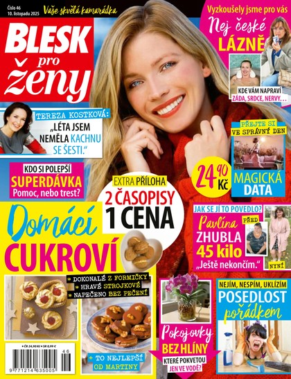 E-magazín BLESK PRO ŽENY - 46/2025 - CZECH NEWS CENTER a. s.