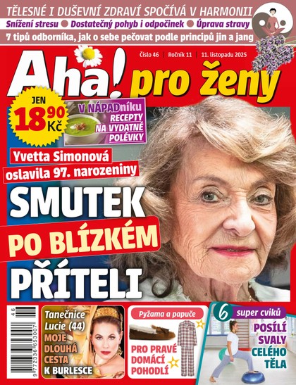E-magazín AHA! PRO ŽENY - 46/2025 - CZECH NEWS CENTER a. s.
