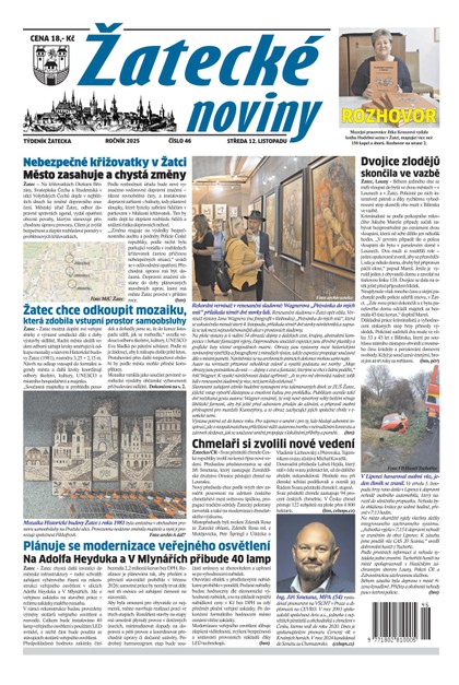E-magazín Žatecké noviny 46/25 - Ohře Media
