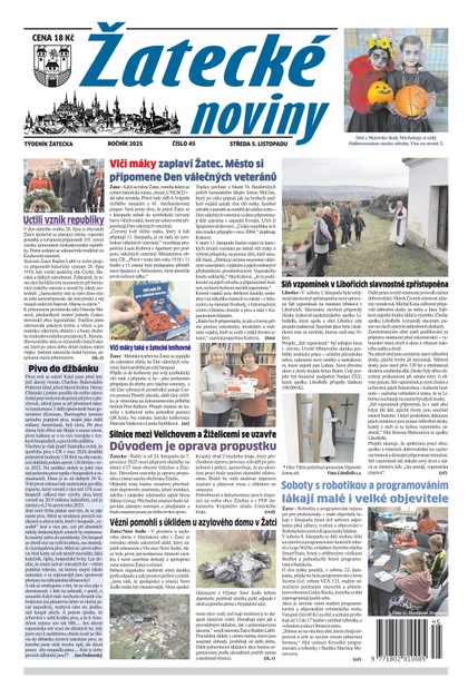 E-magazín Žatecké noviny 45/25 - Ohře Media