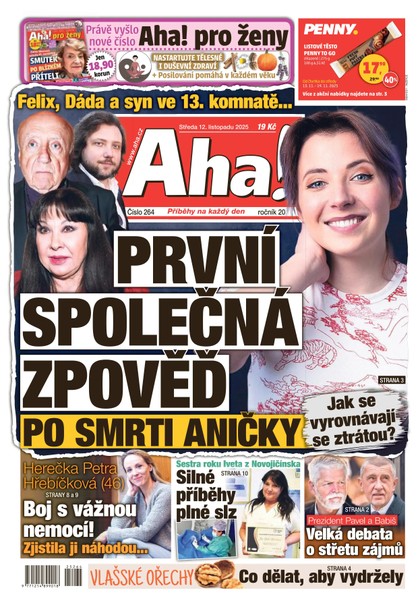 E-magazín AHA! - 12.11.2025 - CZECH NEWS CENTER a. s.