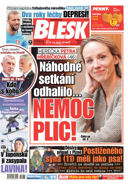 E-magazín Blesk - 12.11.2025 - CZECH NEWS CENTER a. s.