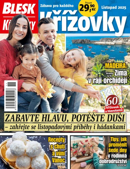E-magazín BLESK KŘÍŽOVKY - 11/2025 - CZECH NEWS CENTER a. s.