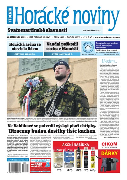 E-magazín Horácké noviny 46/2025 - Horácké noviny
