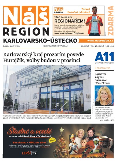 E-magazín Náš Region - Karlovarsko 45/2025 - A 11 s.r.o.