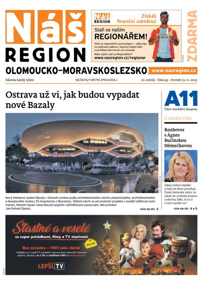 E-magazín Náš Region - Olomoucko/Moravskoslezsko 45/2025 - A 11 s.r.o.