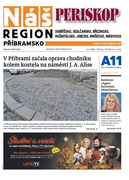 E-magazín Náš Region - Příbramsko 45/2025 - A 11 s.r.o.