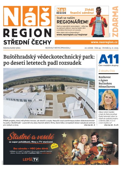 E-magazín Náš Region - Střední Čechy 45/2025 - A 11 s.r.o.