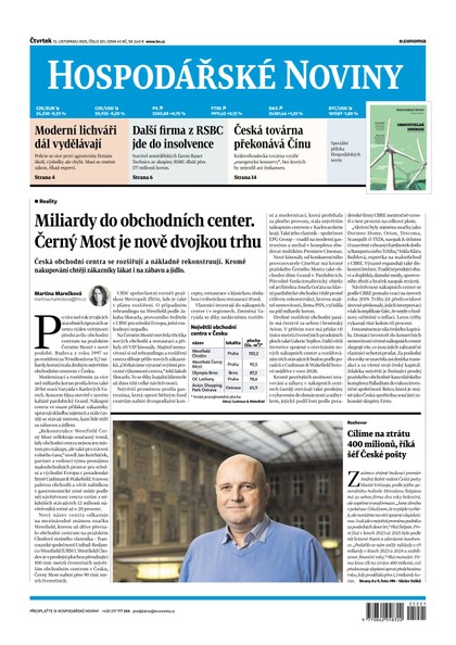 E-magazín HN 221 - 13.11.2025 - Economia, a.s.