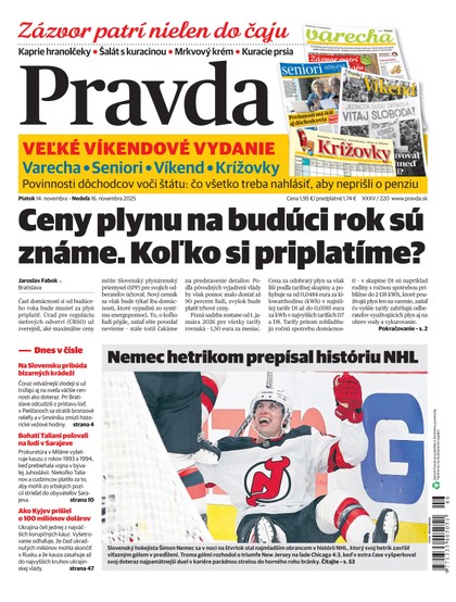 E-magazín Denník Pravda 14. 11. 2025 - OUR MEDIA SR a. s.