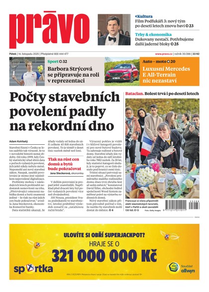 E-magazín Deník Právo - 14.11.2025 - Borgis, a.s.