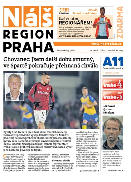 E-magazín Náš Region - Praha 47/2025 - A 11 s.r.o.