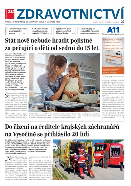 E-magazín Ze Zdravotnictví 22/2025 - A 11 s.r.o.