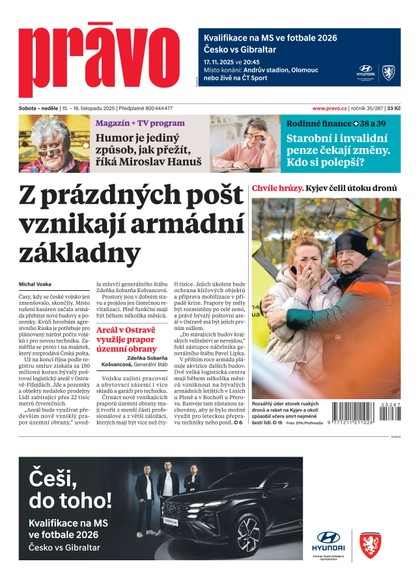 E-magazín Deník Právo - 15.11.2025 - Borgis, a.s.