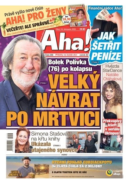 E-magazín AHA! - 18.11.2025 - CZECH NEWS CENTER a. s.