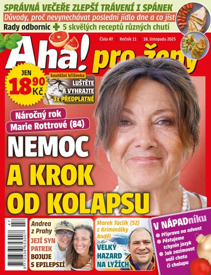 E-magazín AHA! PRO ŽENY - 47/2025 - CZECH NEWS CENTER a. s.