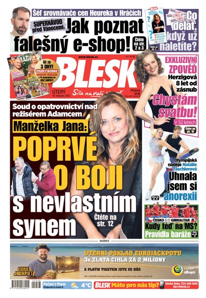 E-magazín Blesk - 18.11.2025 - CZECH NEWS CENTER a. s.