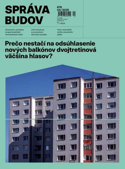 E-magazín Správa budov 2025 04 - JAGA GROUP, s.r.o. 