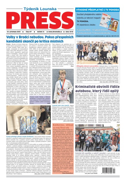 E-magazín Lounský Press 47/25 - Ohře Media