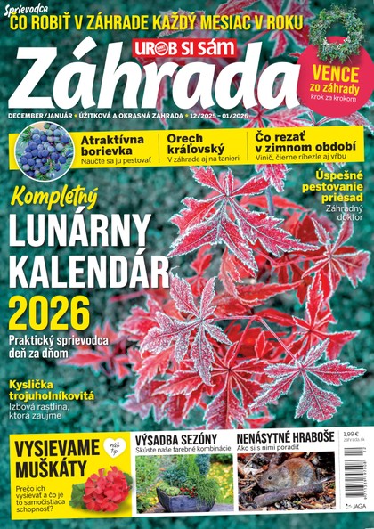 E-magazín Záhrada 2025 12 - 2026 01 - JAGA GROUP, s.r.o. 