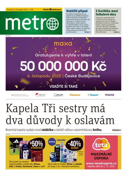 E-magazín METRO - 20.11.2025 - MAFRA, a.s.