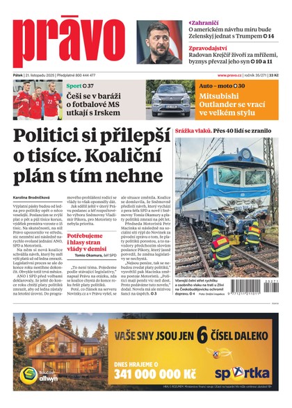 E-magazín Deník Právo - 21.11.2025 - Borgis, a.s.