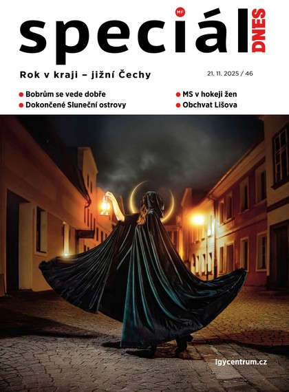E-magazín Magazín DNES Speciál Jižní Čechy - 21.11.2025 - MAFRA, a.s.