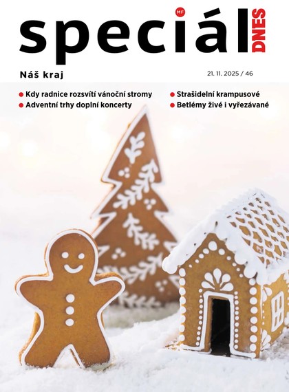 E-magazín Magazín DNES Speciál Střední Čechy - 21.11.2025 - MAFRA, a.s.