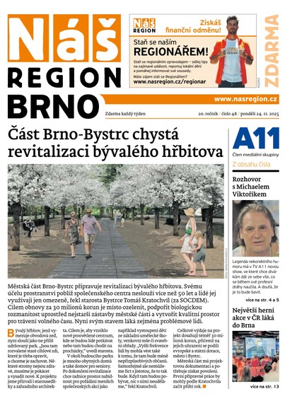 E-magazín Náš Region - Brno 48/2025 - A 11 s.r.o.
