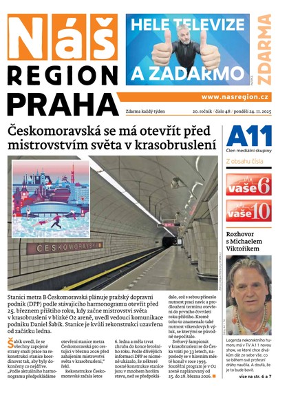 E-magazín Náš Region - Praha 48/2025 - A 11 s.r.o.