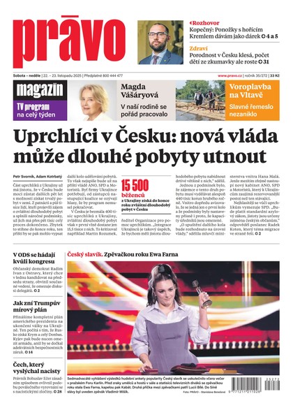 E-magazín Deník Právo - 22.11.2025 - Borgis, a.s.