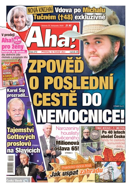 E-magazín AHA! - 22.11.2025 - CZECH NEWS CENTER a. s.