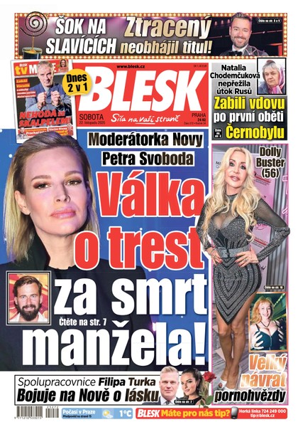 E-magazín Blesk - 22.11.2025 - CZECH NEWS CENTER a. s.