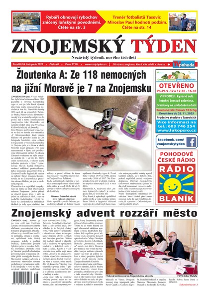 E-magazín Znojemský týden 48/2025 - Znojemský týden