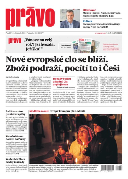 E-magazín Deník Právo - 24.11.2025 - Borgis, a.s.