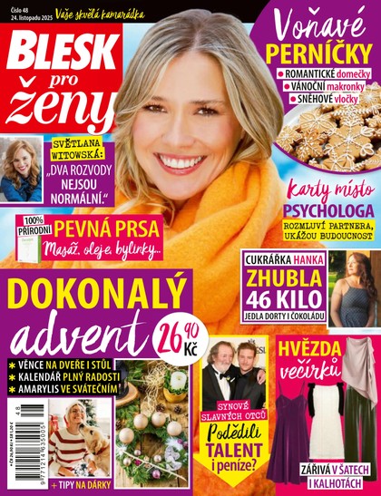 E-magazín BLESK PRO ŽENY - 48/2025 - CZECH NEWS CENTER a. s.
