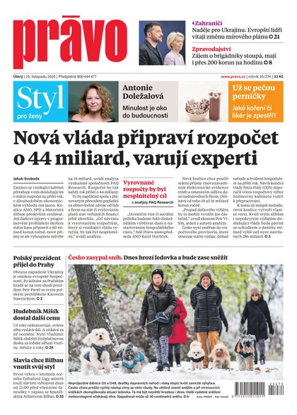 E-magazín Deník Právo - 25.11.2025 - Borgis, a.s.