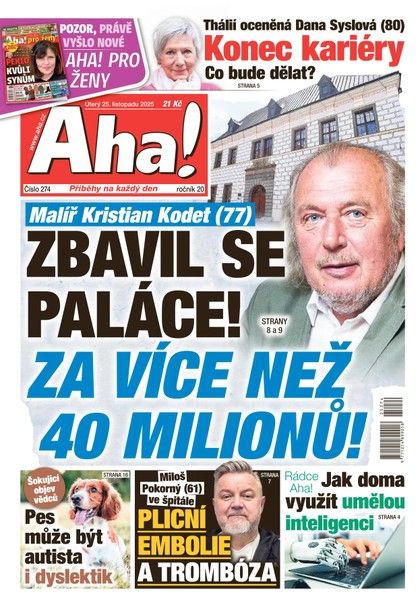 E-magazín AHA! - 25.11.2025 - CZECH NEWS CENTER a. s.