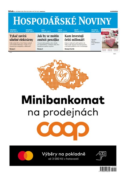 E-magazín HN 229 - 26.11.2025 - Economia, a.s.