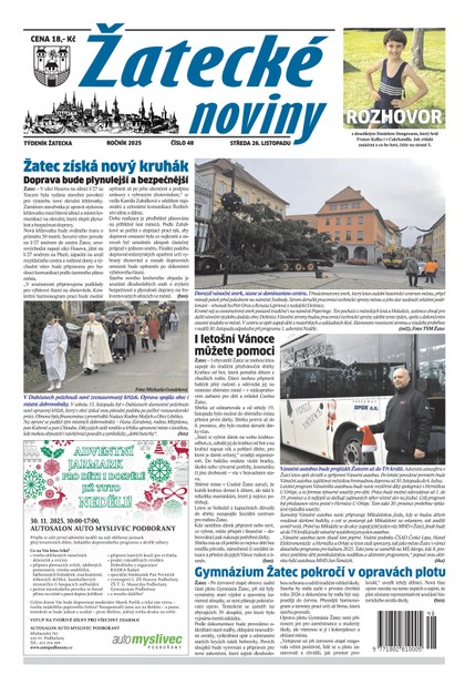 E-magazín Žatecké noviny 48/25 - Ohře Media