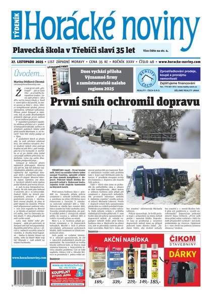 E-magazín Horácké noviny 48/2025 - Horácké noviny